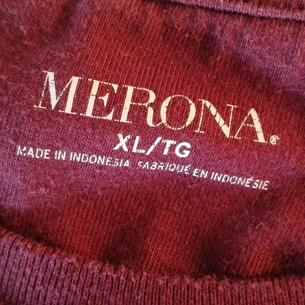 Merona men's striped thermal size XL - Picture 8 of 9